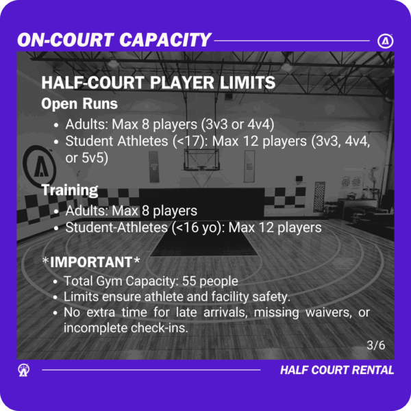 Ube Side | Half Court Rental - Image 4