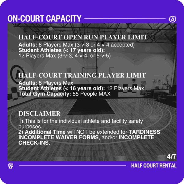 Ube Side | Half Court Rental - Image 4