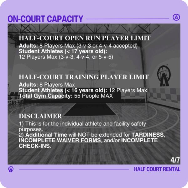 Taro Side | Half Court Rental - Image 4