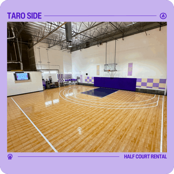 Taro Side | Half Court Rental - Image 8