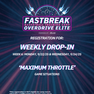 1.9. 'Overdrive Elite' | Week 6 Registration