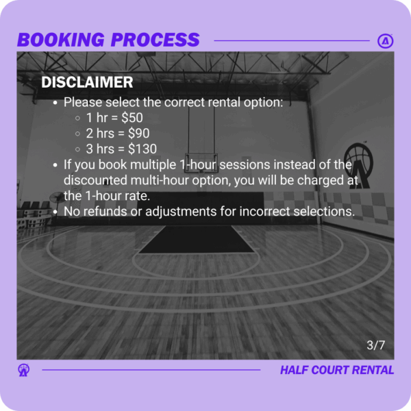 Taro Side | Half Court Rental - Image 5