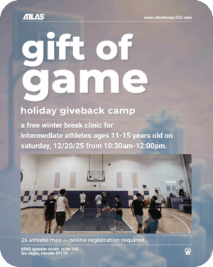 1.0. 'Gift of Game' Giveback Holiday Camp | Intermediate Skill Level | 11-15 Years Old
